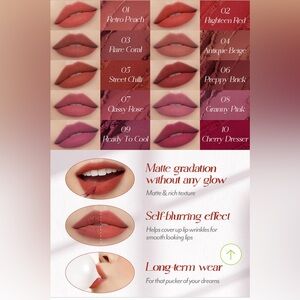 Korean Olive young lip stick in preppy brick